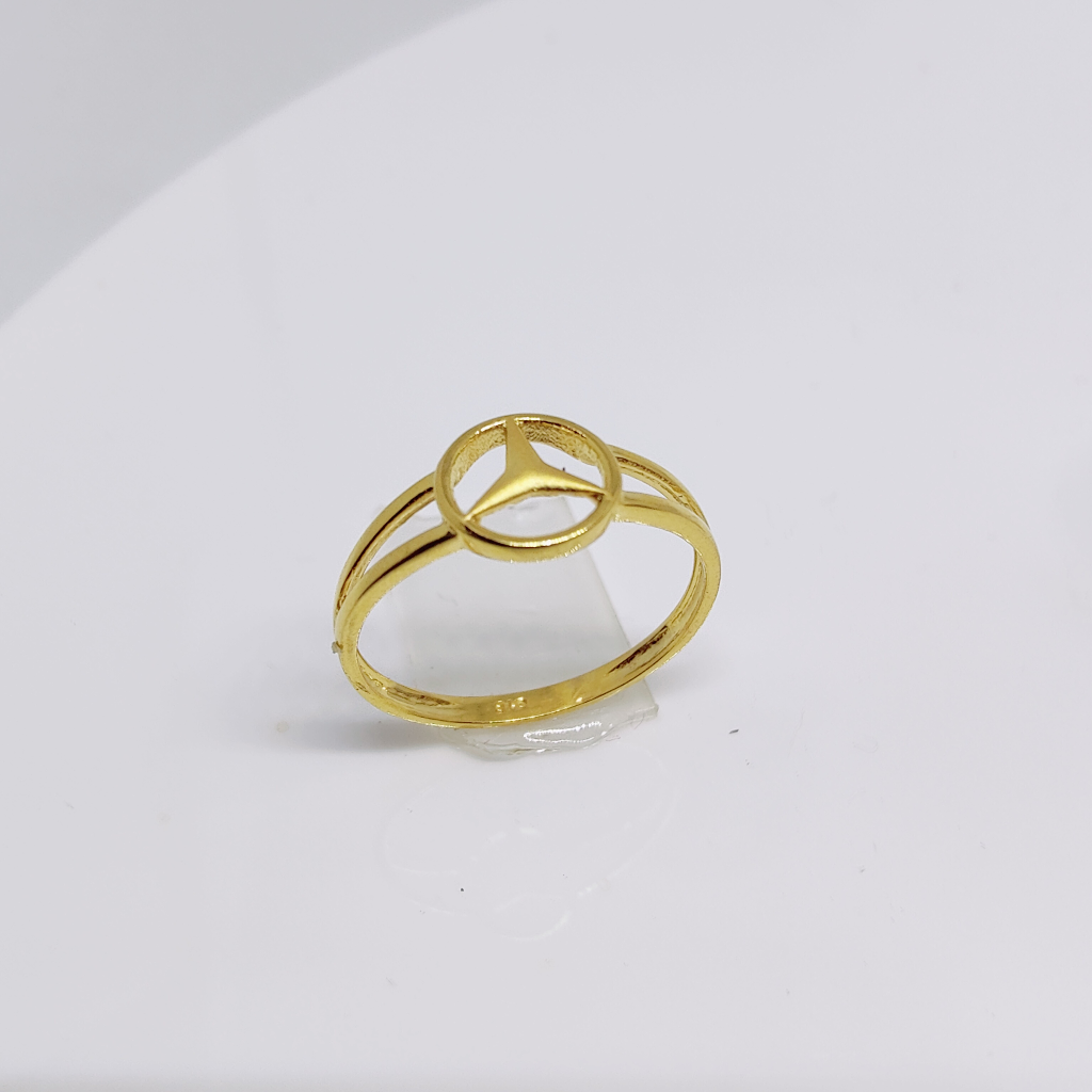22k gold plain design ladies ring
