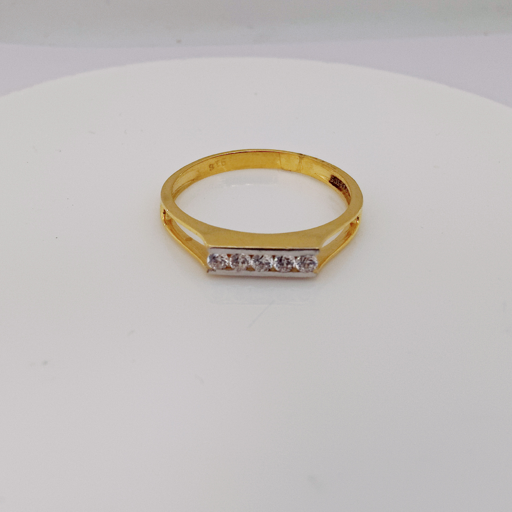 22k gold exclusive stone design ladies ring