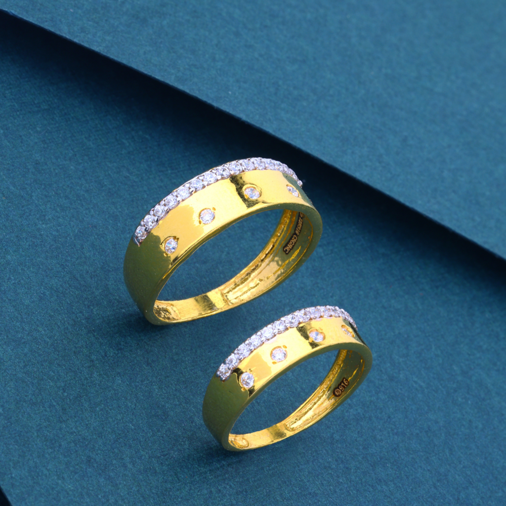 22k gold exclusive couple ring