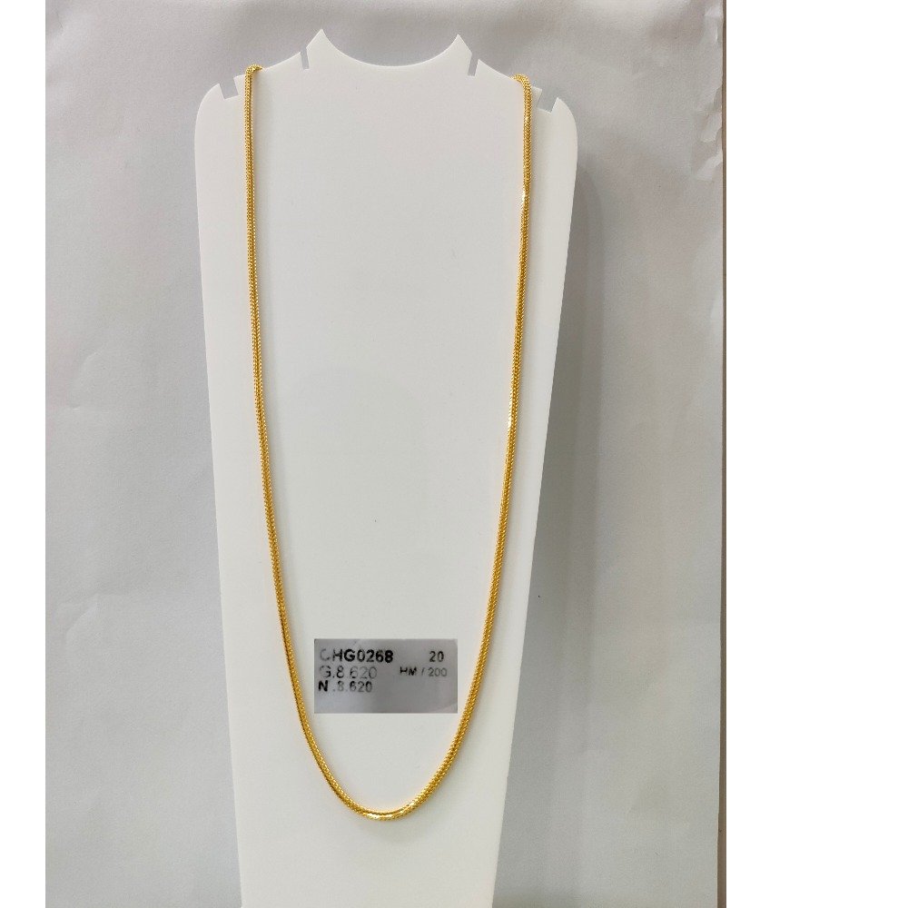 916 Hallmark Cz Gold Stylish Chain 