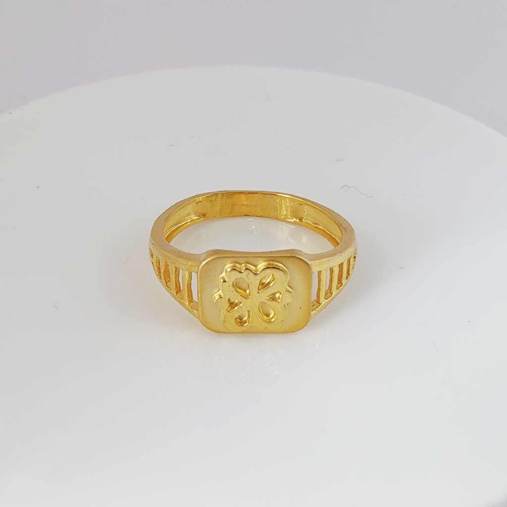 Buy 22Kt Thin Gold Ring For Kids 93VD7299 Online from Vaibhav Jewellers