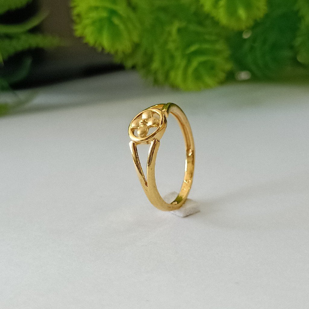 22k gold plain universal ring