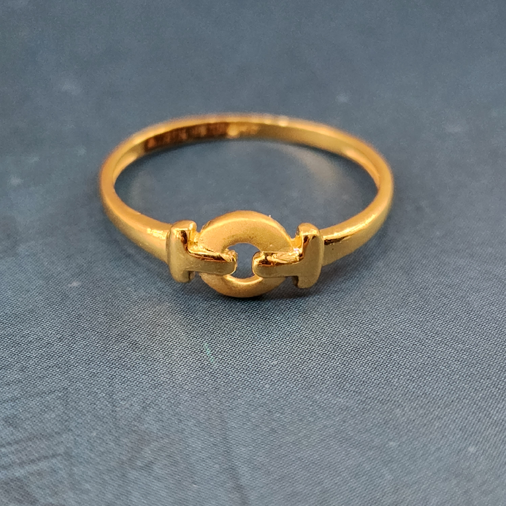 22k gold exclusive plain ladies ring