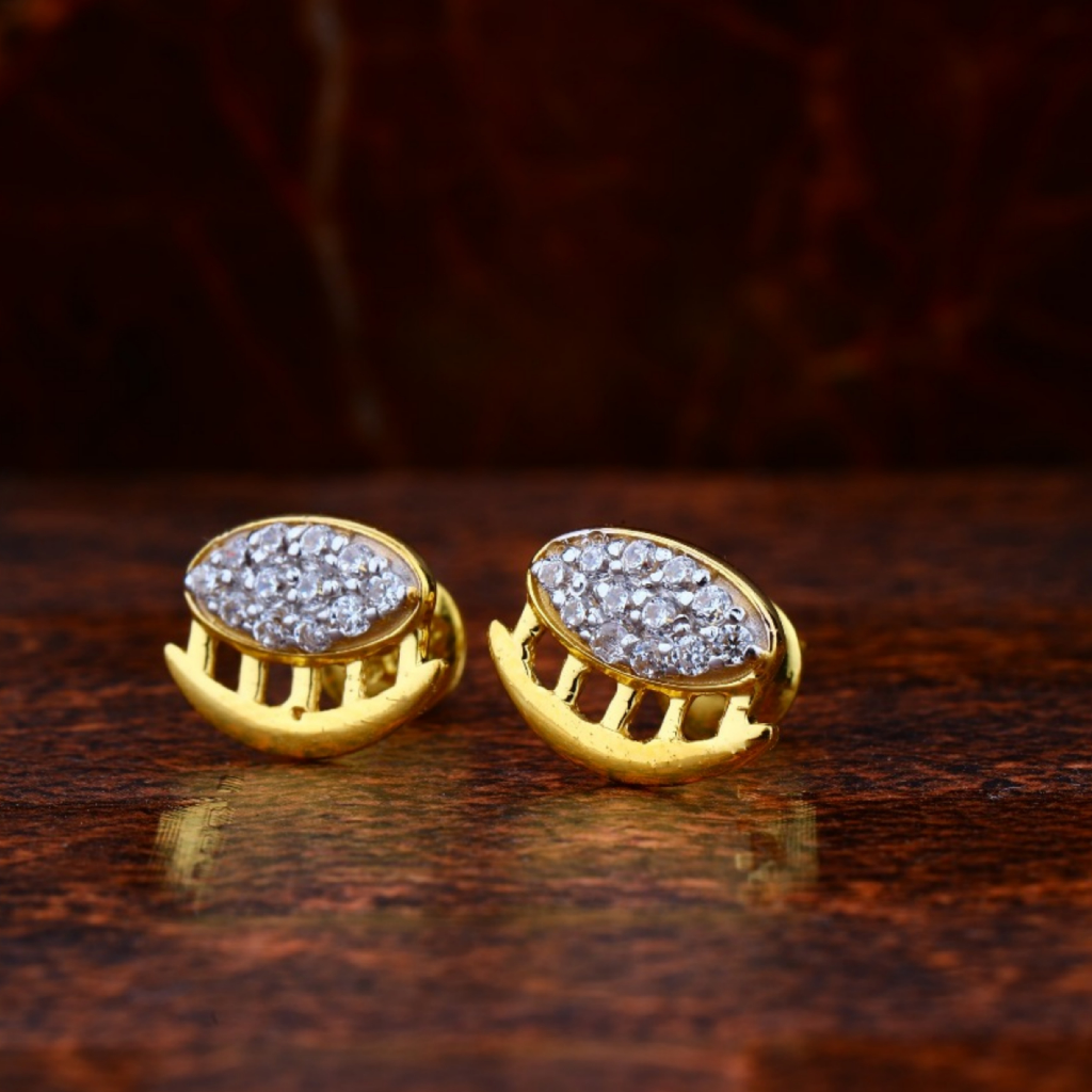 22k gold diamond tops