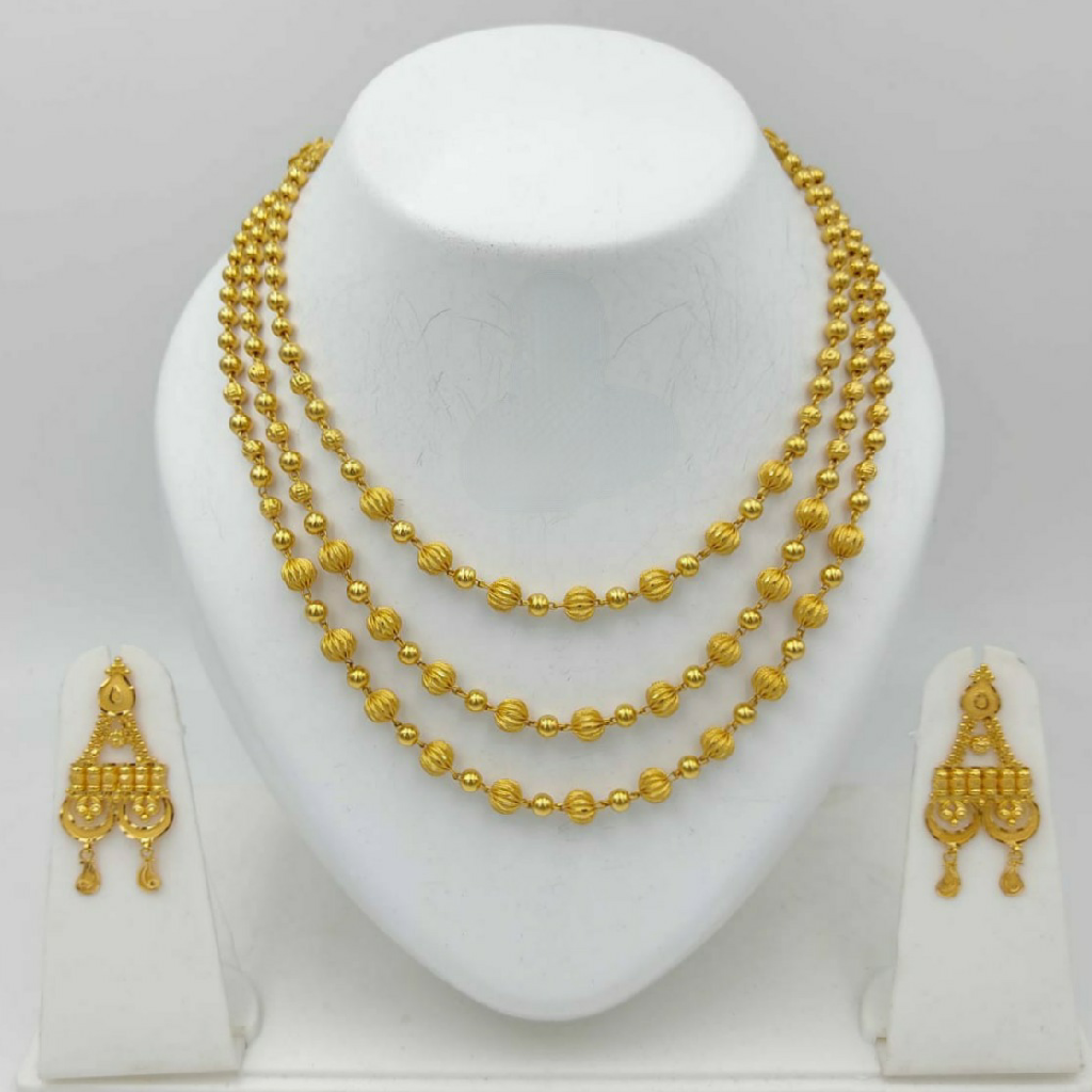 22k gold magmala necklace