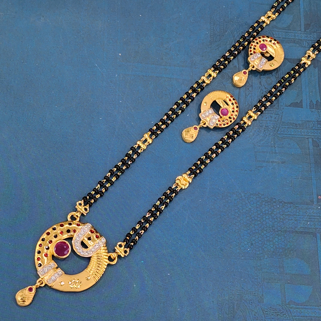 1.gram gold forming fashion Traditional  jewellery mangalsutra