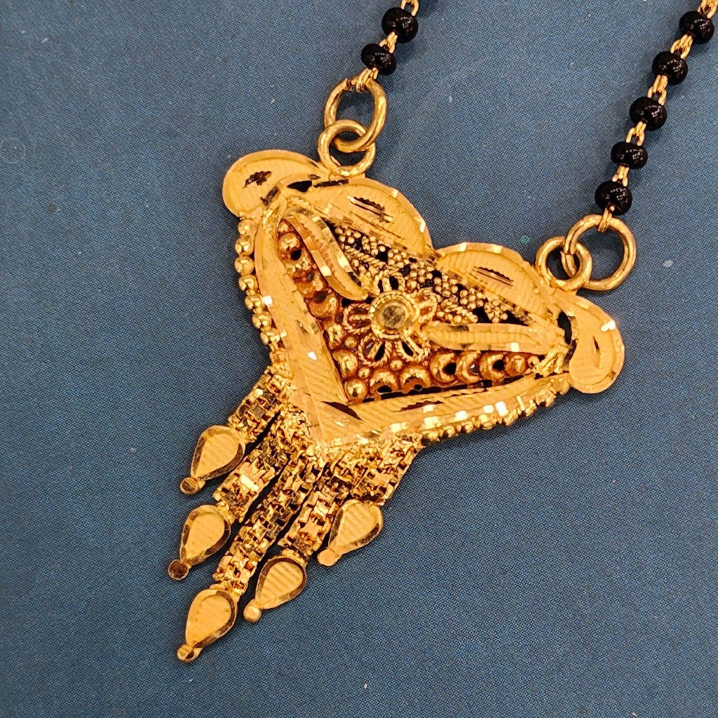 1.gram gold forming fashion Simple  jewellery mangalsutra