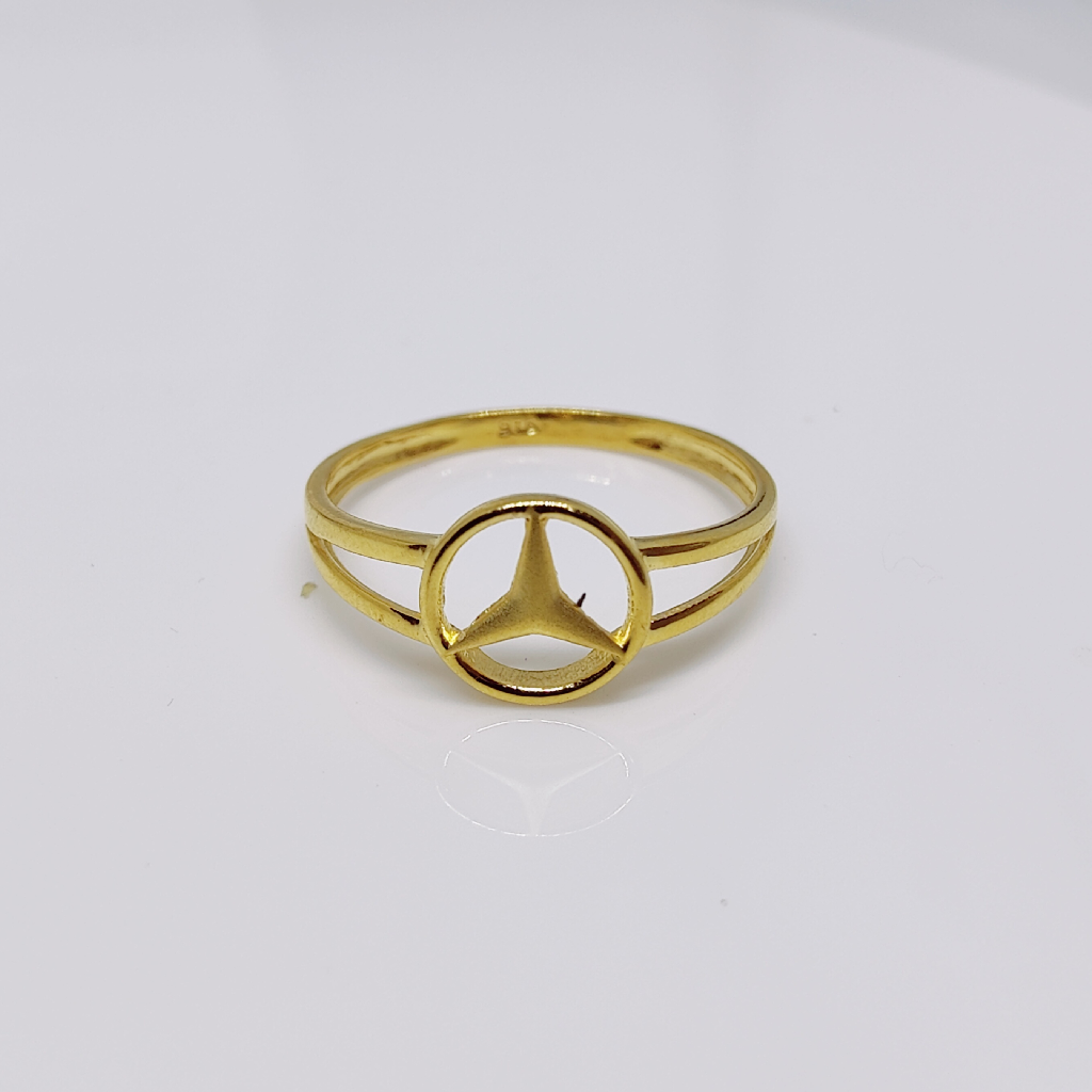 22k gold plain design ladies ring